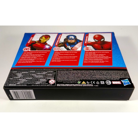 Hasbro Marvel 3-Pack Iron Man, Spider-Man, Captain America 6 inch Figures Toy - Picture 3 of 4